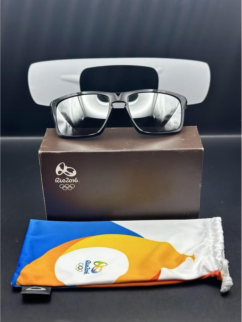 Oakley Rio 2016 Brazil Olympics Sliver Polished Black Chrome Iridium OO9262-24